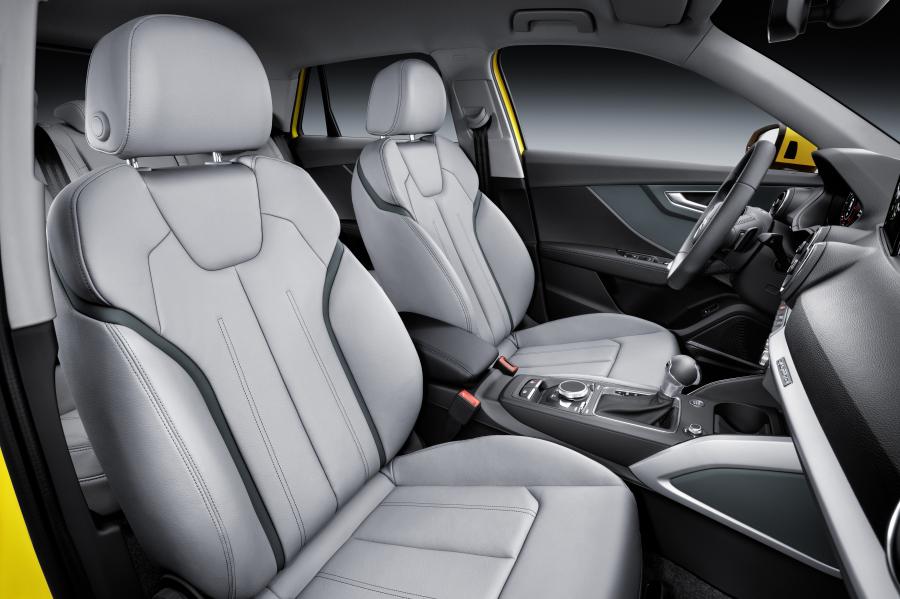 Интерьер Audi Q2 TDI Quattro Design 2016 года  (WW) (фото 30 из 63)